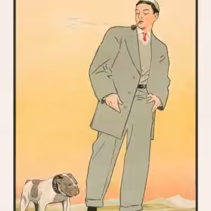 Man with dog