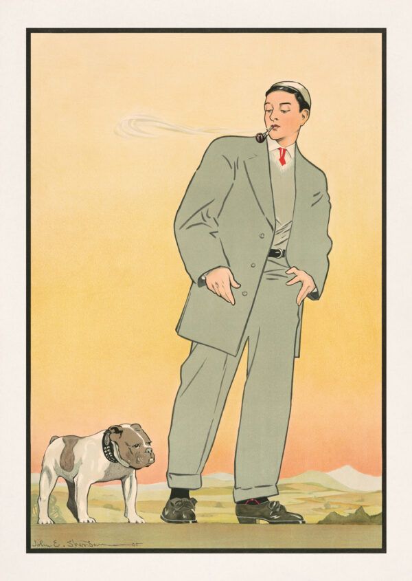 Man with dog