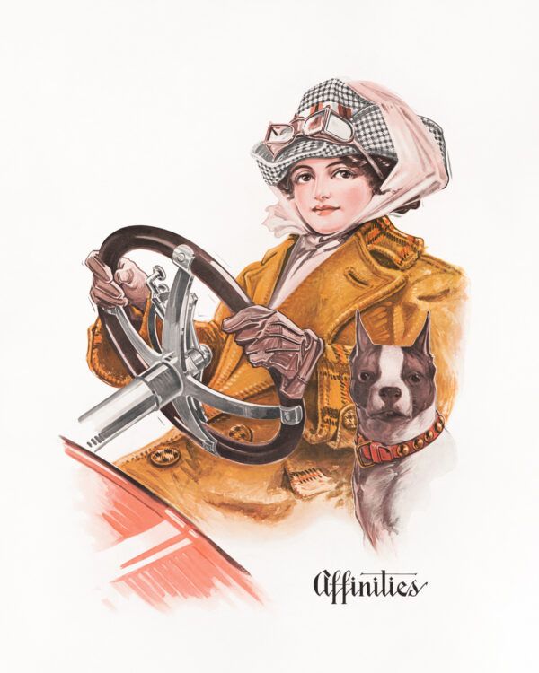 Woman with car