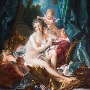 The woman with her angels