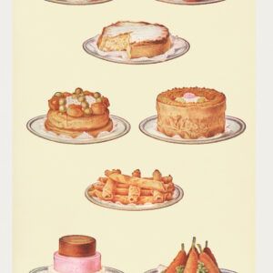 Sweets and gateaux