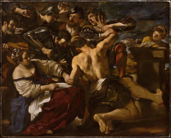 The fight