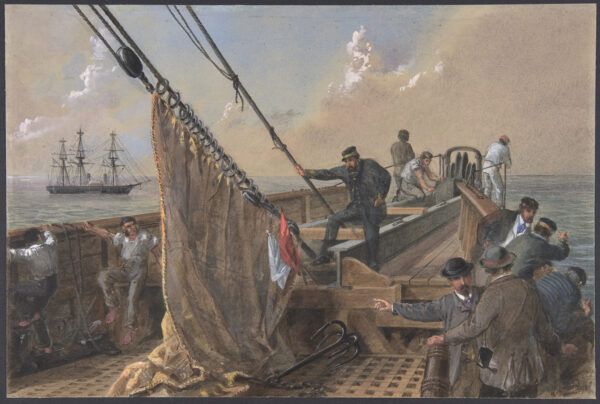 On the ship