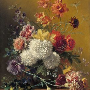 The vintage flowers
