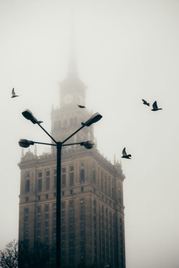Foggy sky