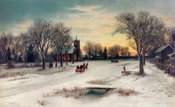 In snow