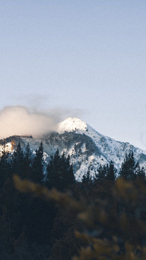 Snowy hills