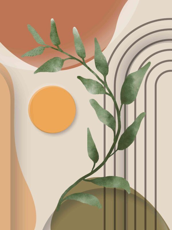 Abstruct and sun
